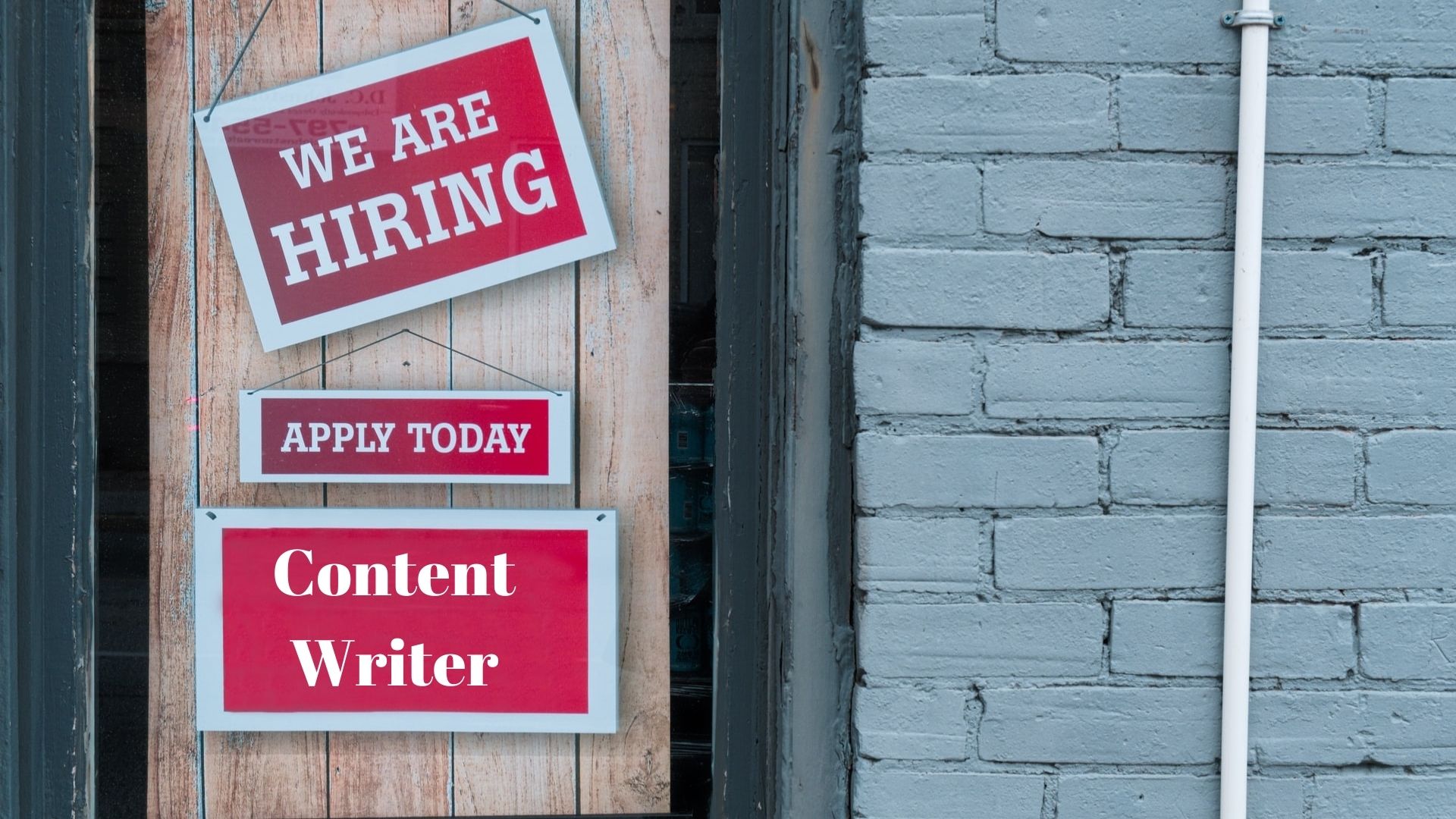 hiring content writer